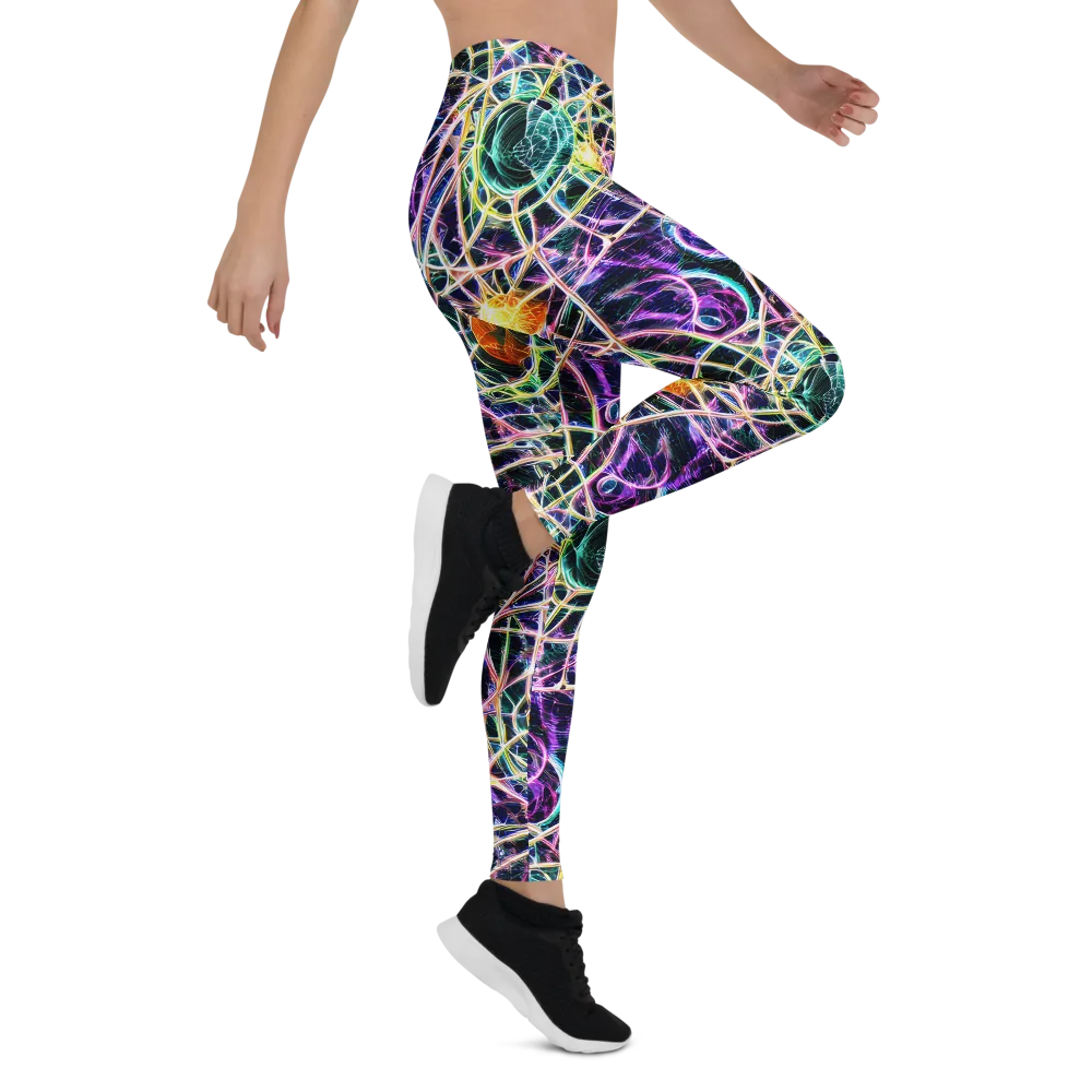 Wölfli Web on Leggings — Right