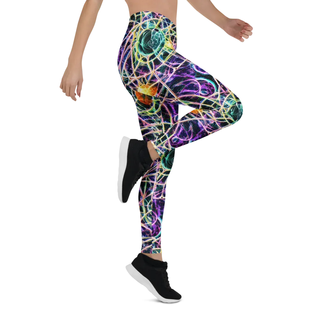 Wölfli Web on Leggings — Right