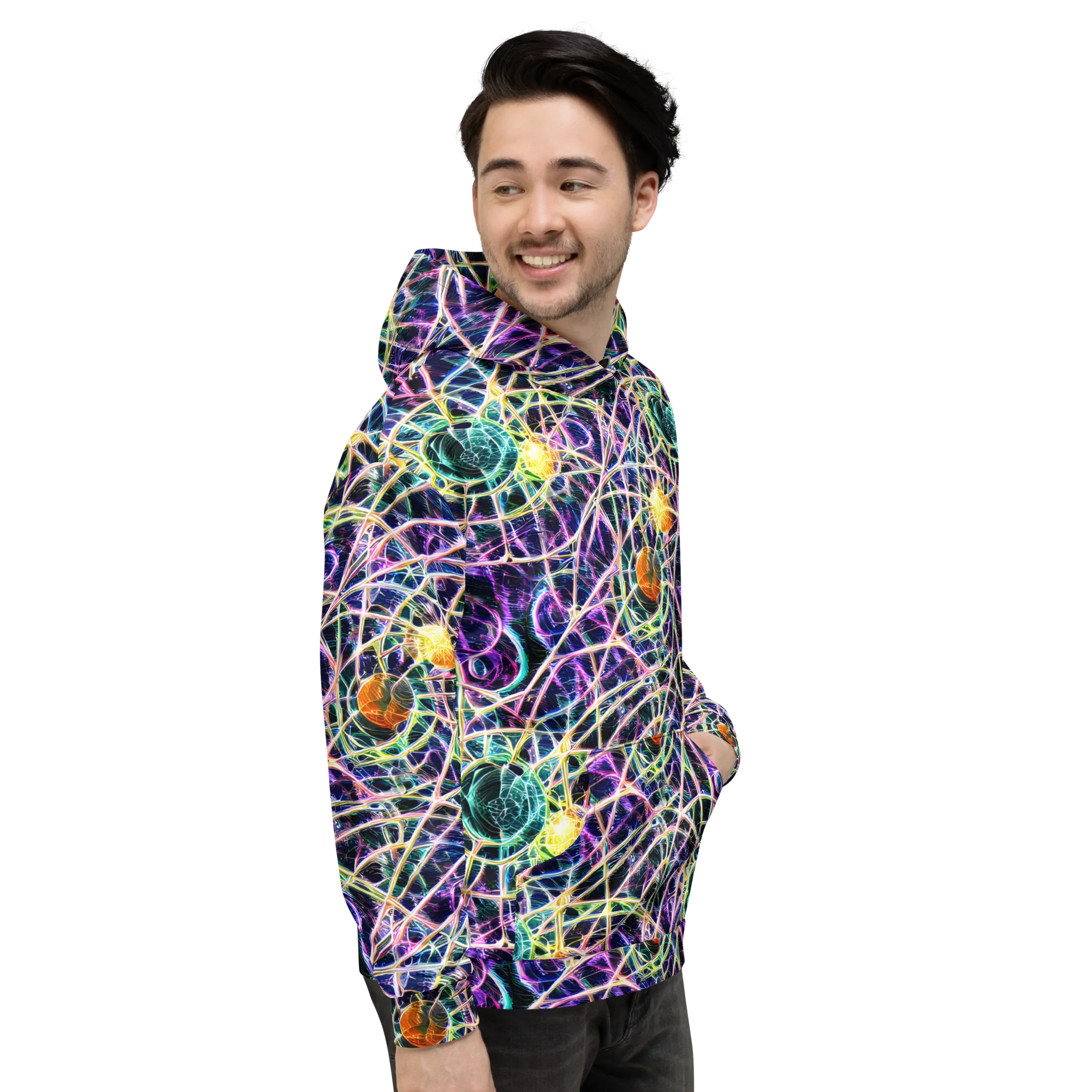 Wölfli Web on Hoodie — Right