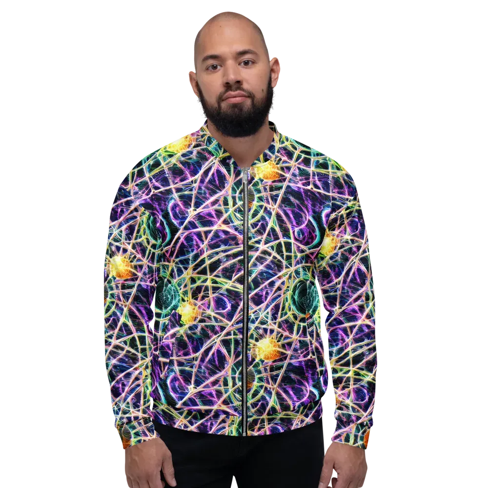 Wölfli Web on Bomber Jacket — Front