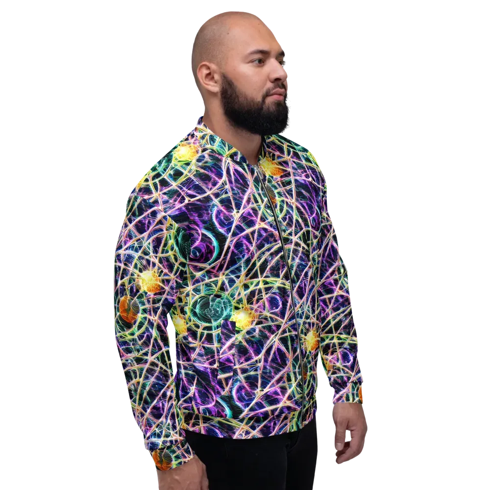 Wölfli Web on Bomber Jacket — Right