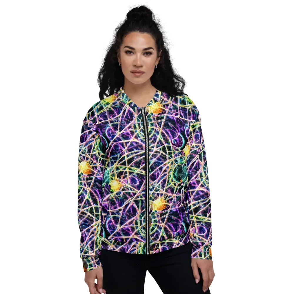 Wölfli Web on Bomber Jacket — Front