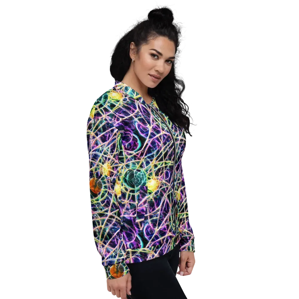 Wölfli Web on Bomber Jacket — Right
