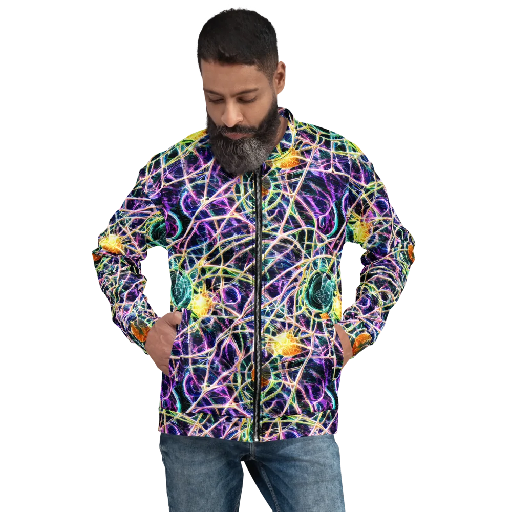 Wölfli Web on Bomber Jacket — Front