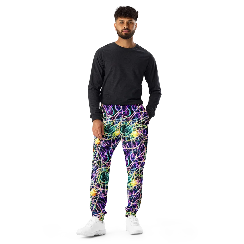 Wölfli Web on Men's Joggers — Front