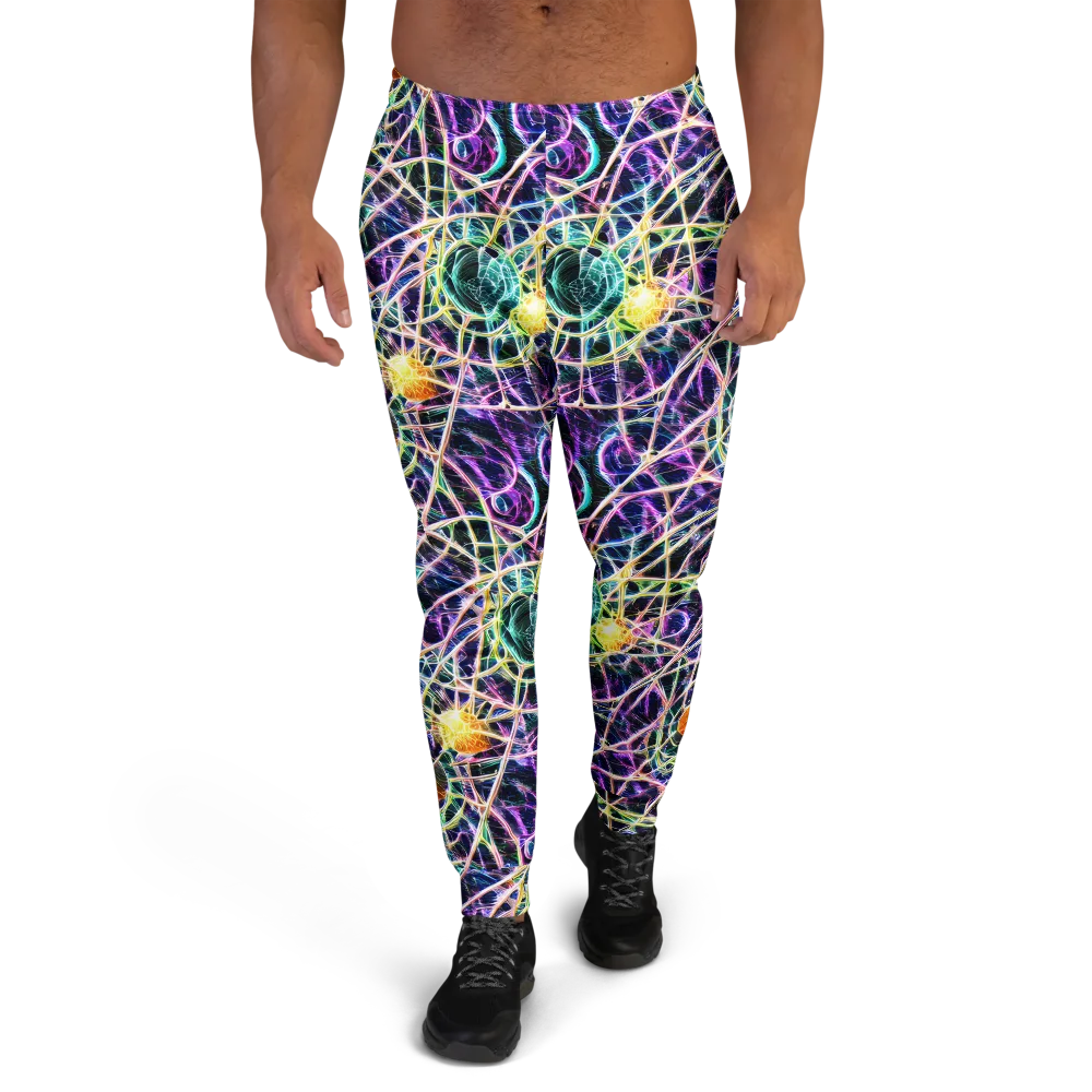 Wölfli Web on Men's Joggers — Front