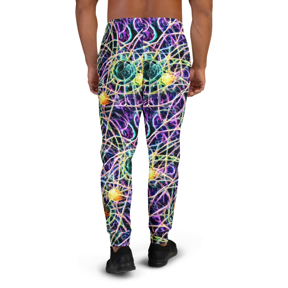 Wölfli Web on Men's Joggers — Back