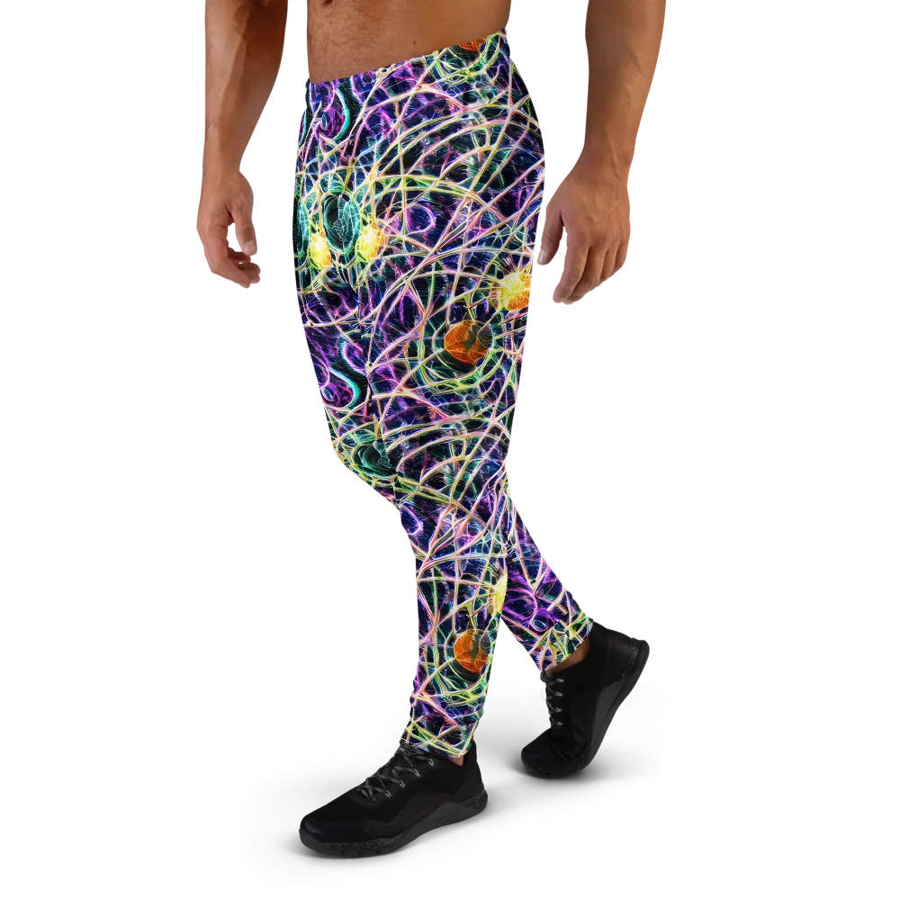 Wölfli Web on Men's Joggers — Left