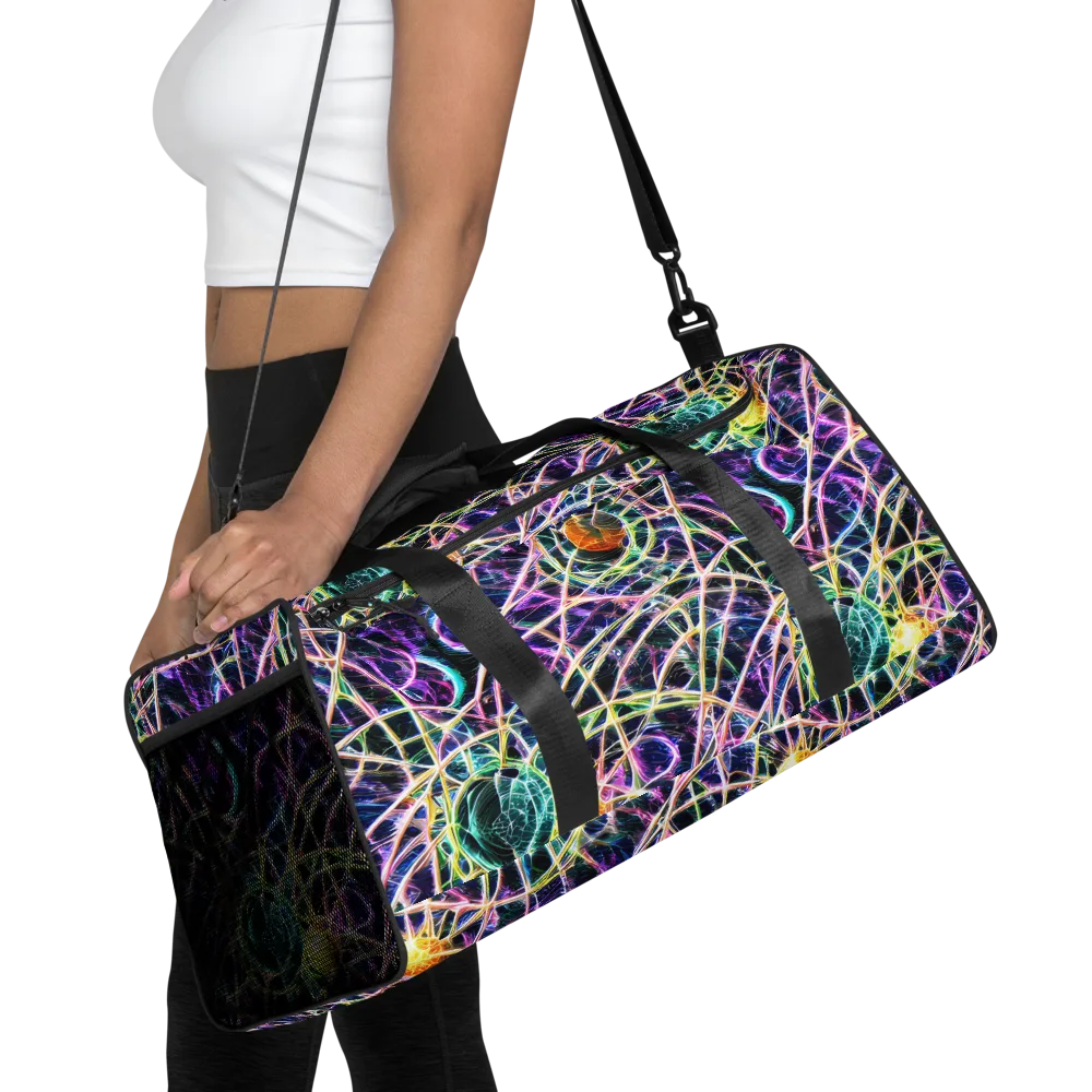 Wölfli Web on Duffle Bag — Front