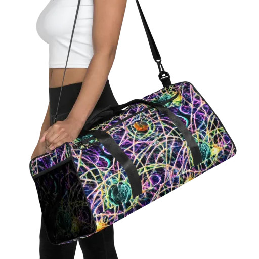 Wölfli Web on a Duffle Bag