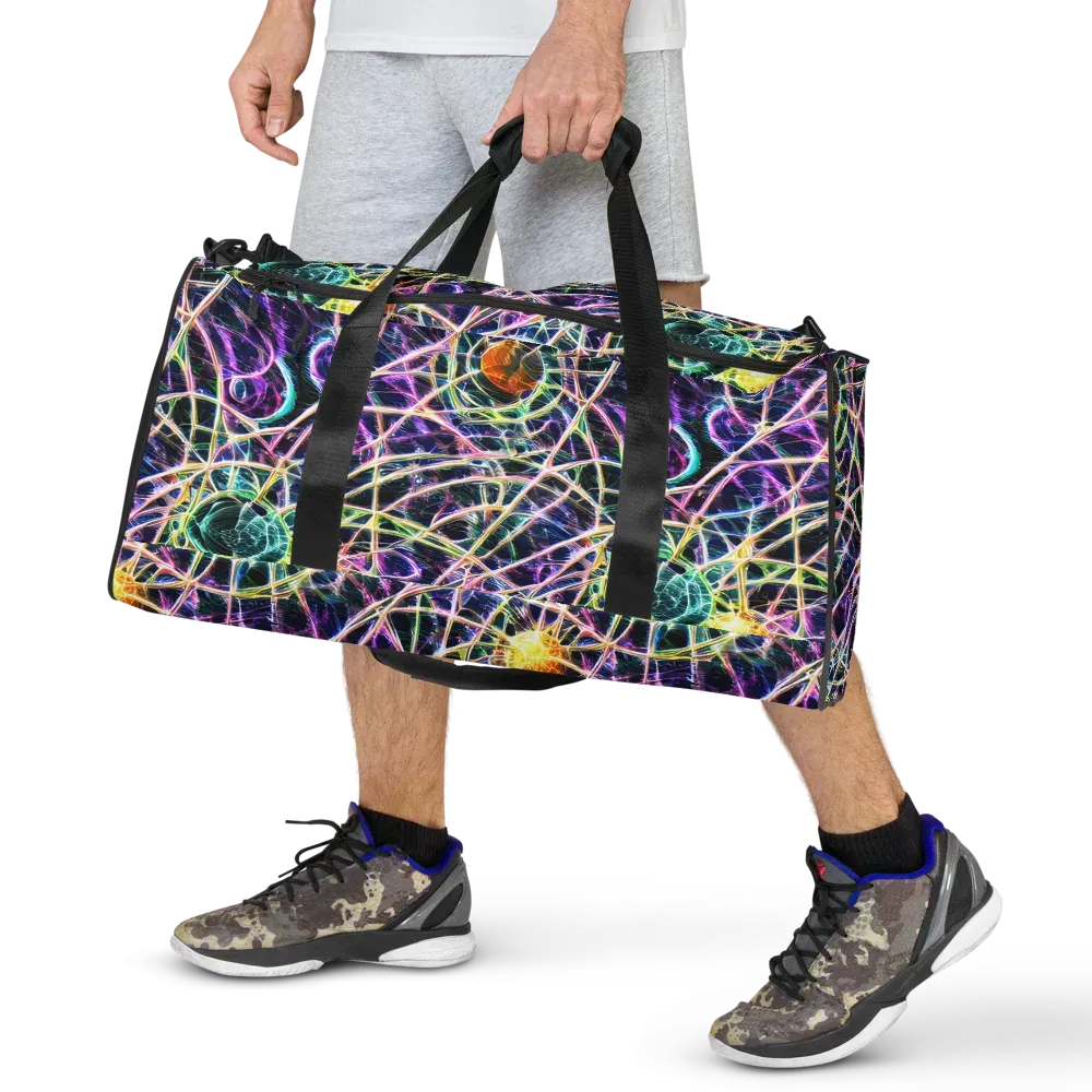 Wölfli Web on Duffle Bag — Front