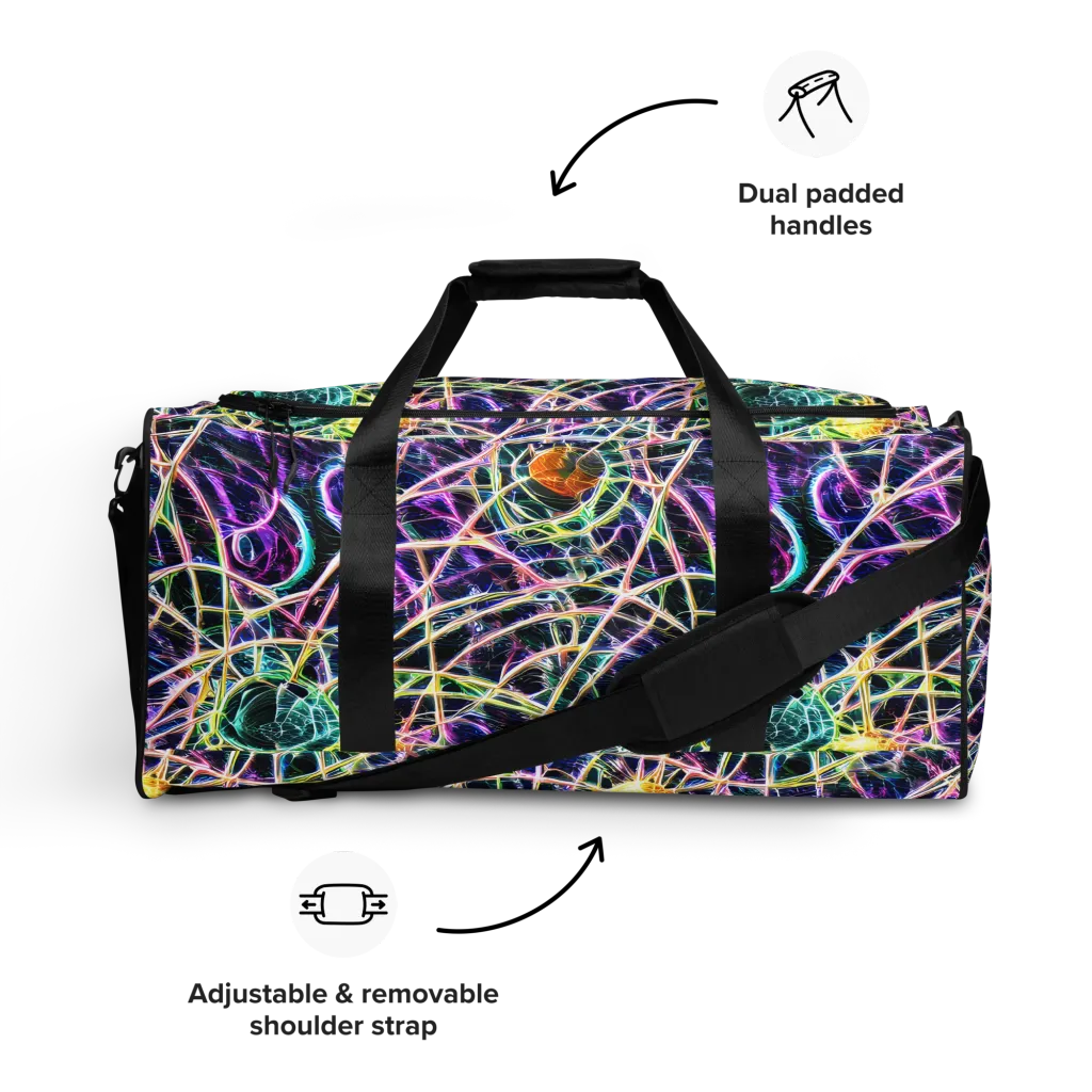 Wölfli Web on Duffle Bag — Front