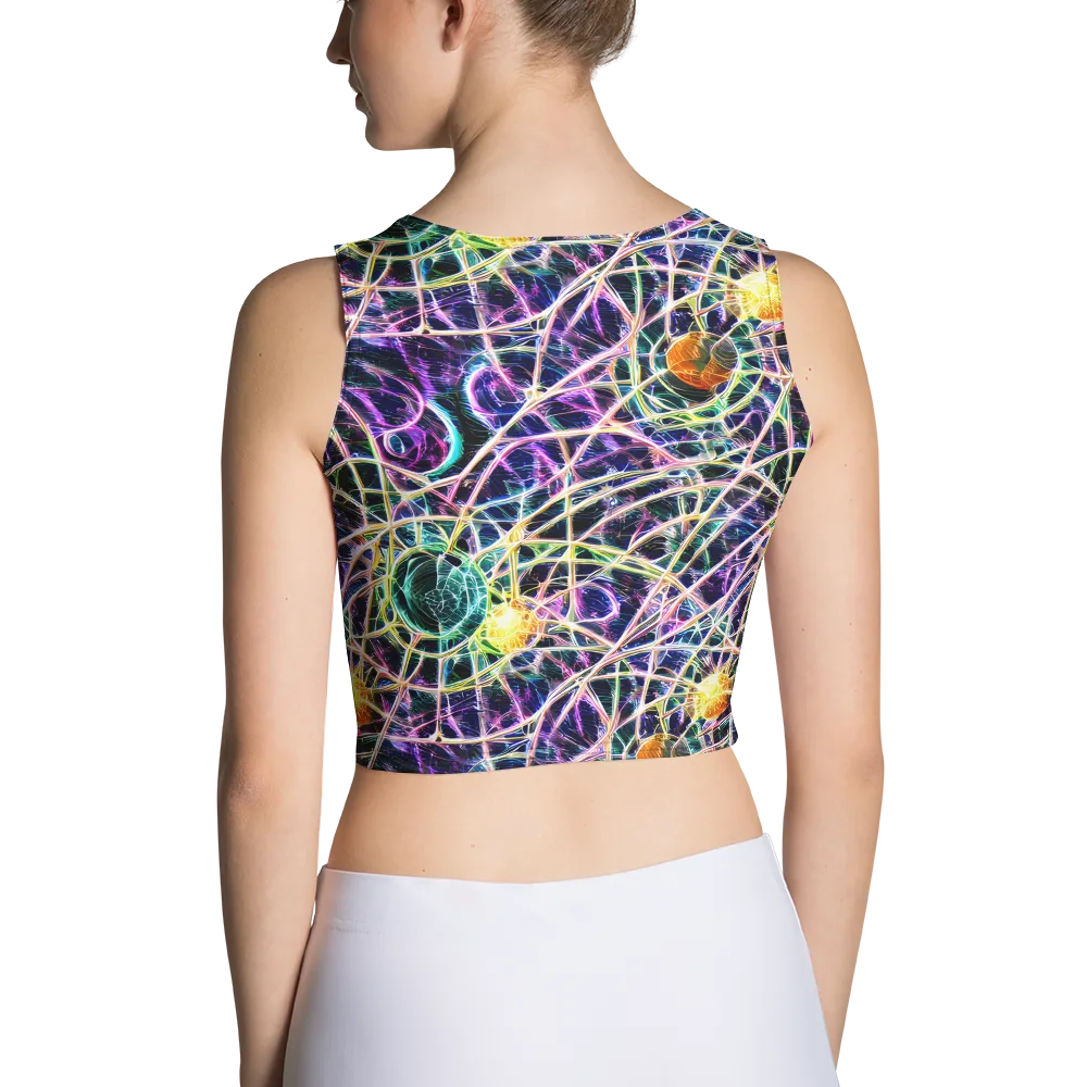 Wölfli Web on Crop Top — Back