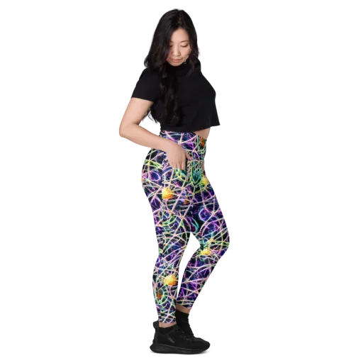 Wölfli Web on a Leggings with Pockets