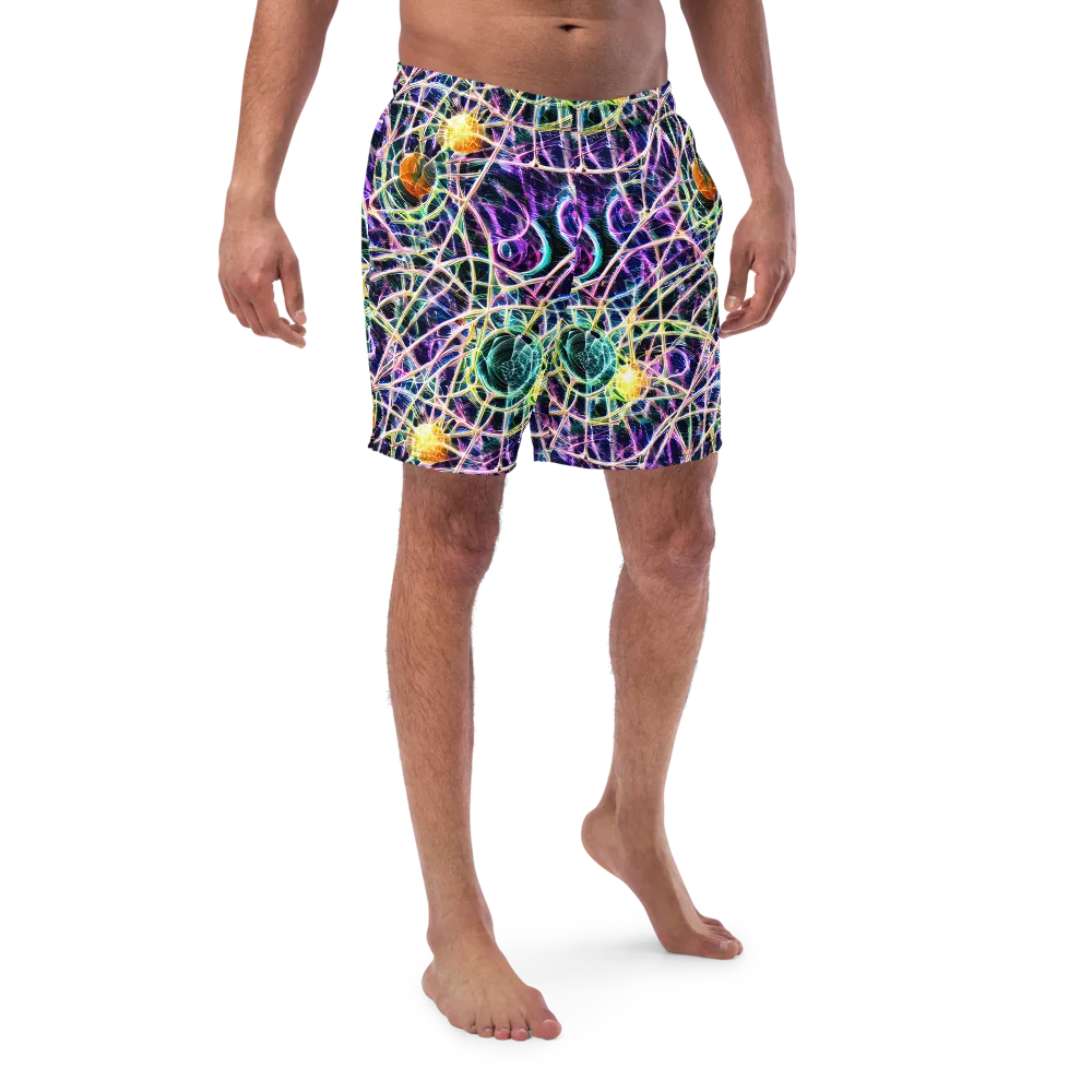 Wölfli Web on Swim Trunks — Front