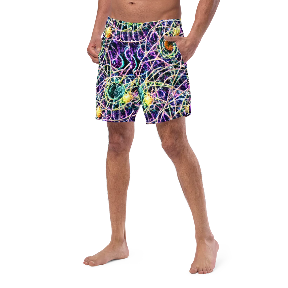 Wölfli Web on Swim Trunks — Left Front