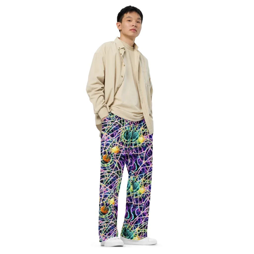 Wölfli Web on Wide-Leg Pants — Right Front