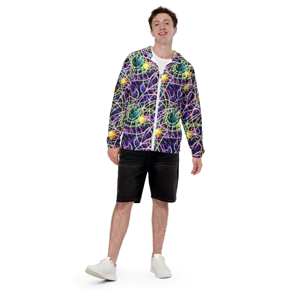 Wölfli Web on Men's Windbreaker — Front