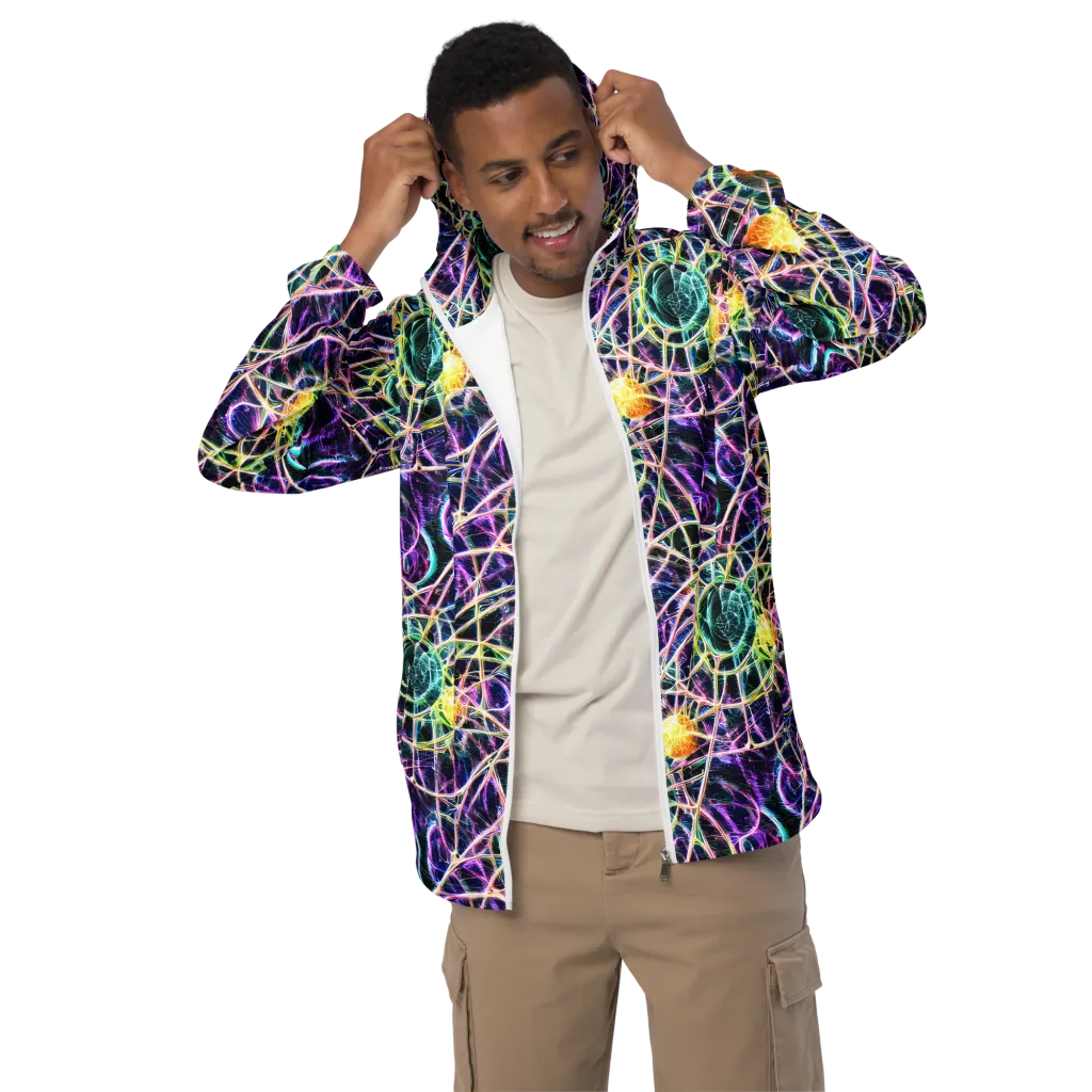 Wölfli Web on Men's Windbreaker — Front