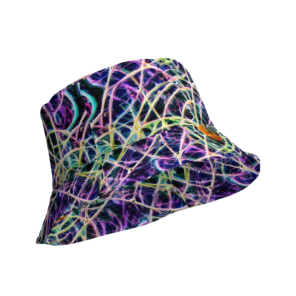 Wölfli Web on Reversible Bucket Hat — Product details Outside