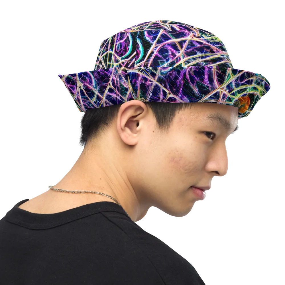 Wölfli Web on Reversible Bucket Hat — Right Outside