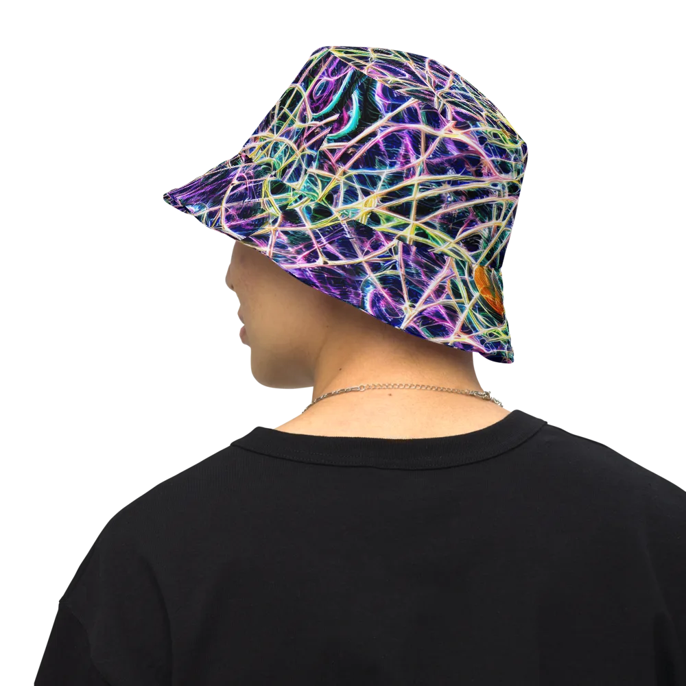 Wölfli Web on Reversible Bucket Hat — Back Inside