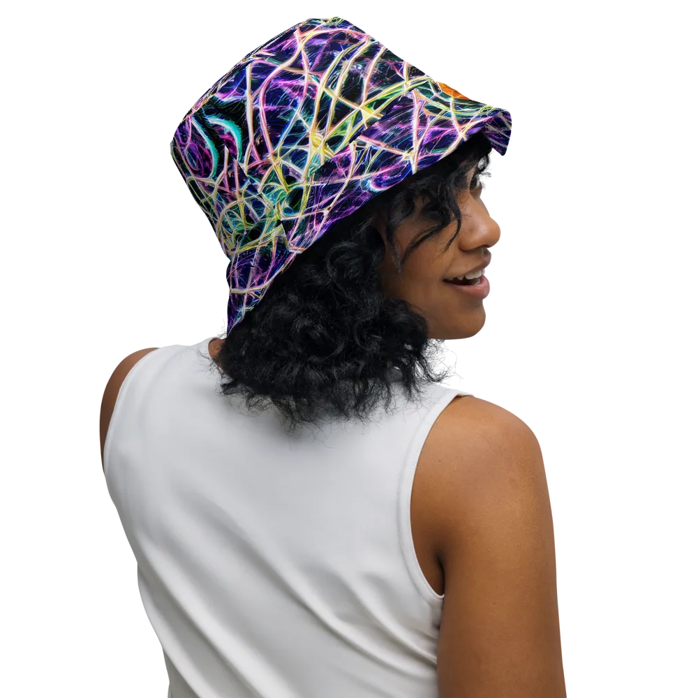 Wölfli Web on Reversible Bucket Hat — Right Outside