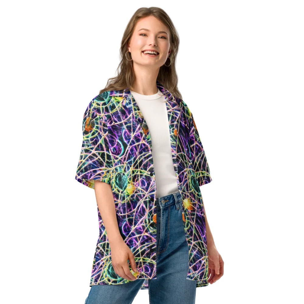 Wölfli Web on Button Shirt — Front