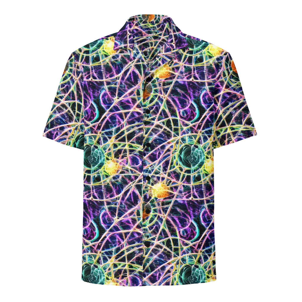 Wölfli Web on Button Shirt — Front