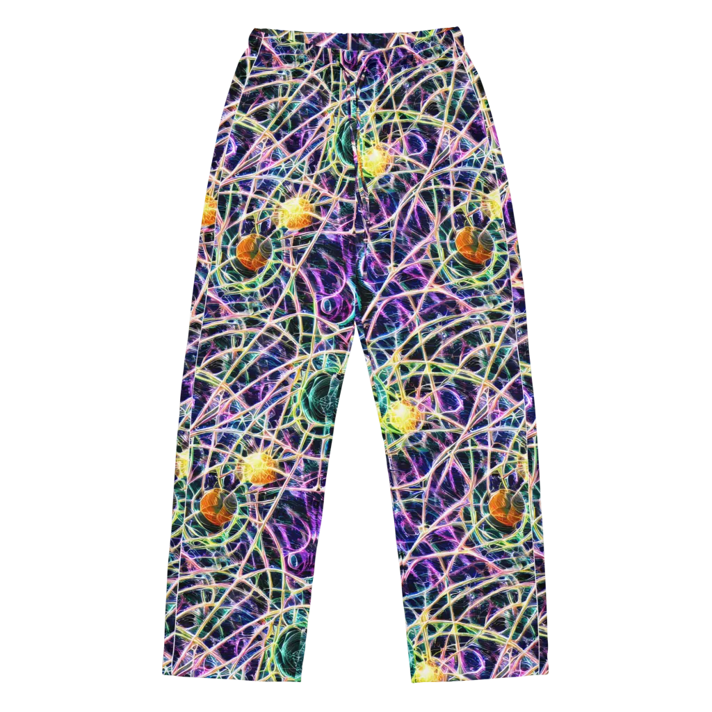 Wölfli Web on Women's Pajama Pants — Front