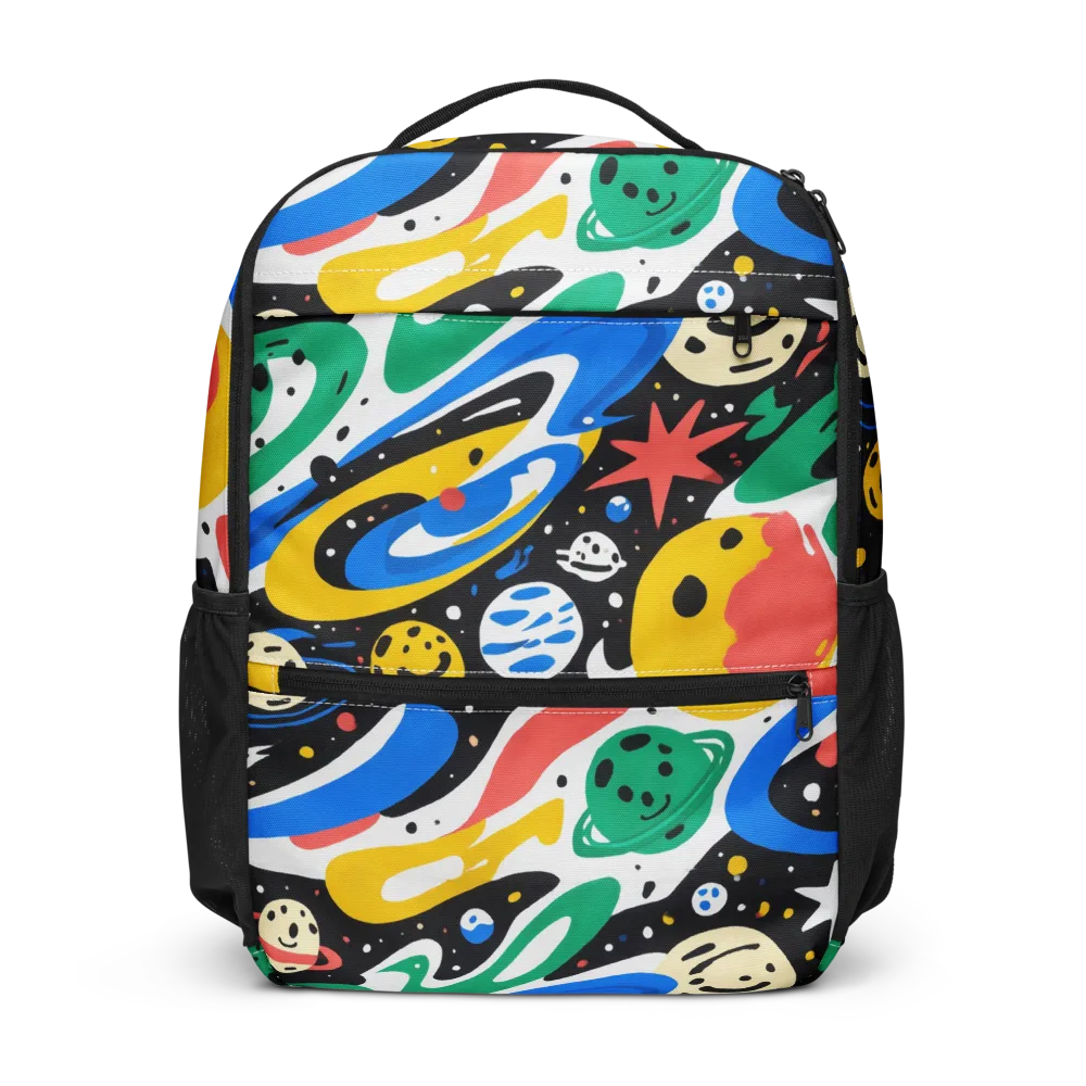 Rocket Carnival on Utility Backpack — Front