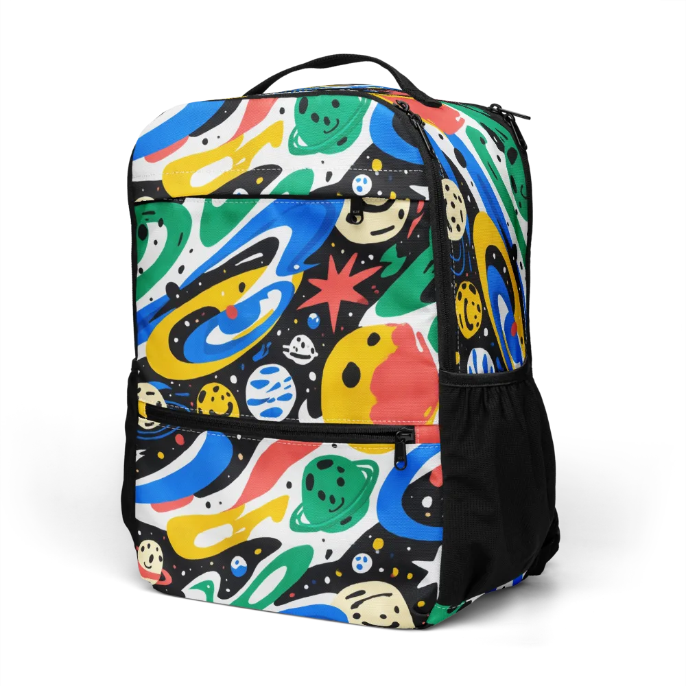 Rocket Carnival on Utility Backpack — Left Front