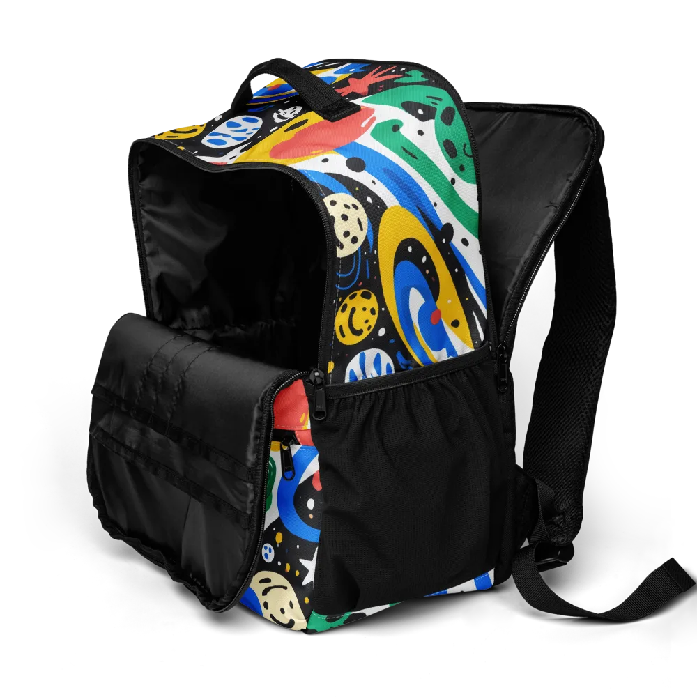 Rocket Carnival on Utility Backpack — Product details 2