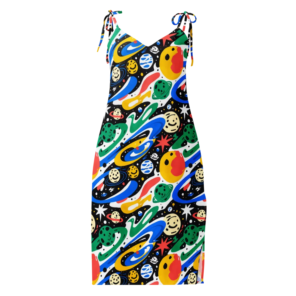 Rocket Carnival on Slip Dress — Front