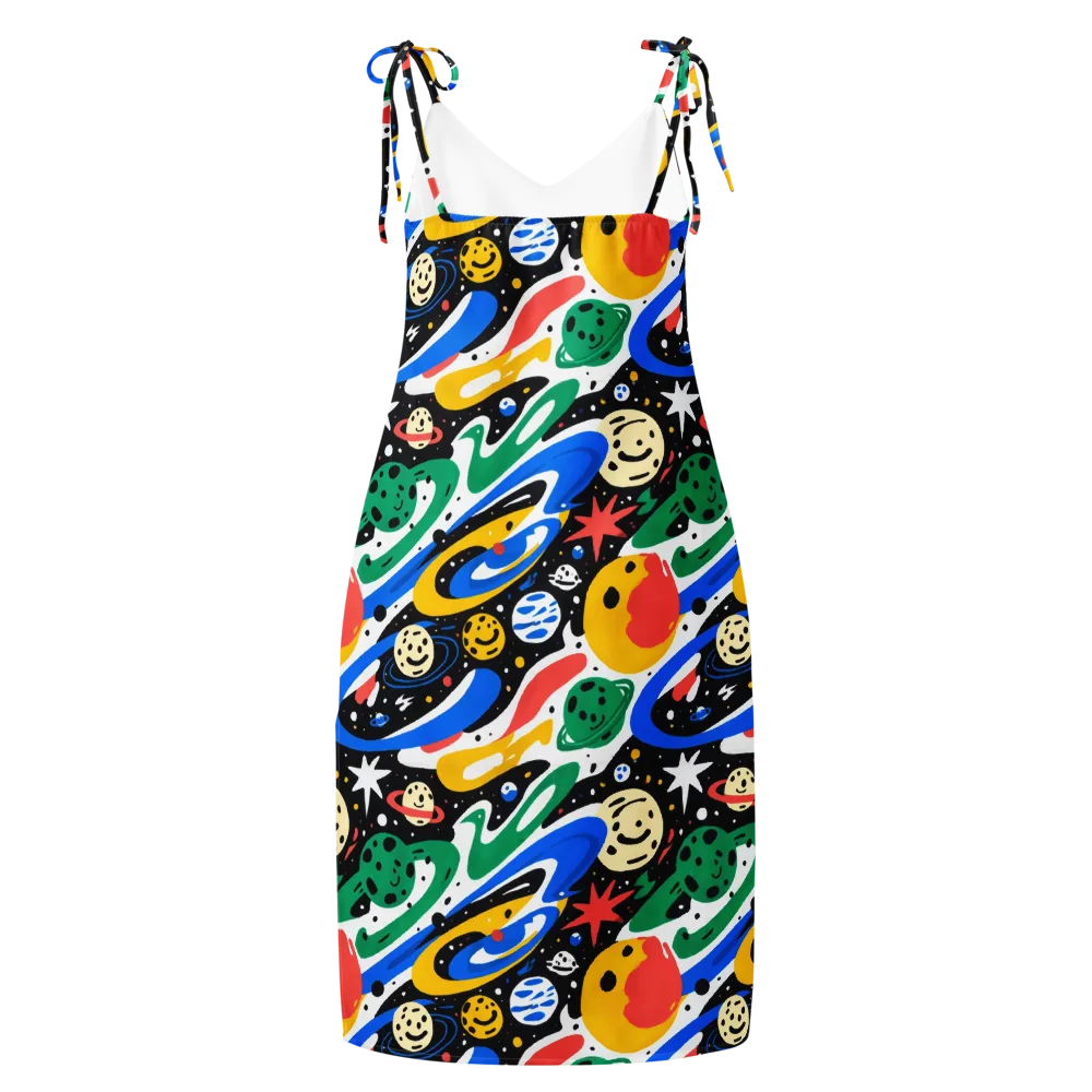 Rocket Carnival on Slip Dress — Back