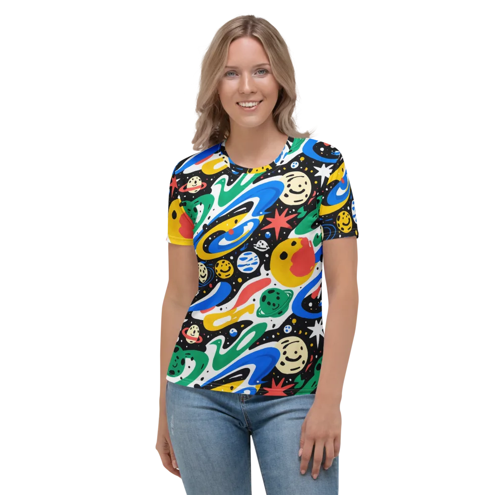 Rocket Carnival on Women's Crew Neck T-Shirt — Front