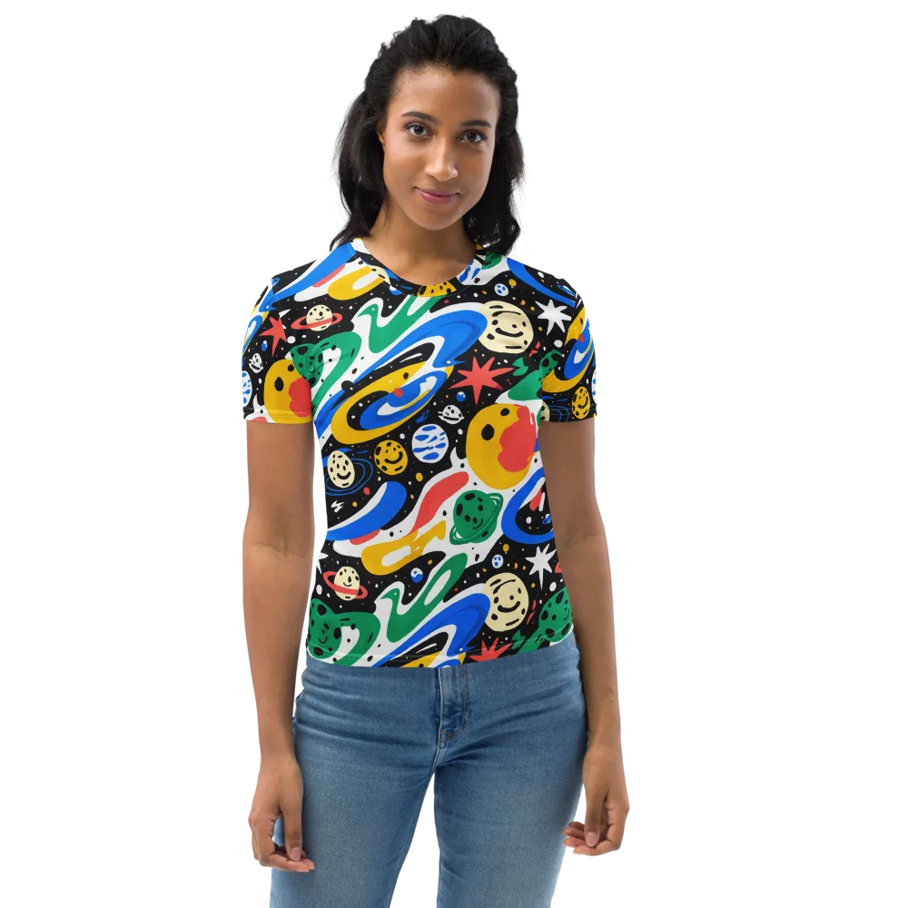 Rocket Carnival on Women's Crew Neck T-Shirt — Front
