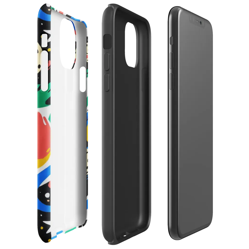Rocket Carnival on Tough Case for iPhone® — Right