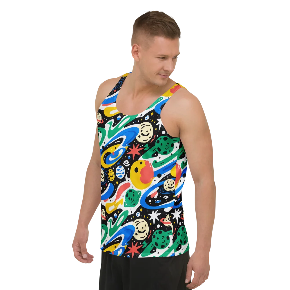 Rocket Carnival on Men's Tank Top — Left Front