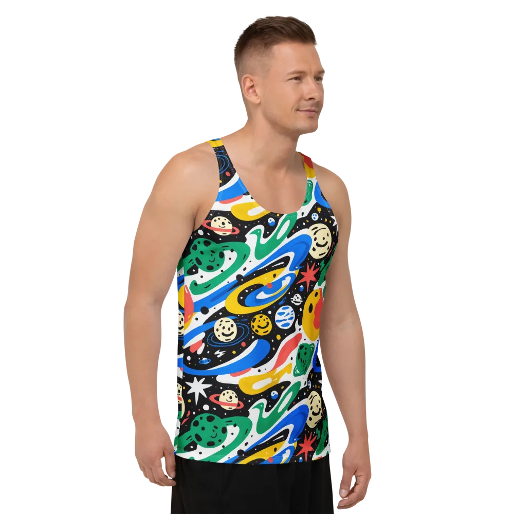 Rocket Carnival on Men's Tank Top — Right Front