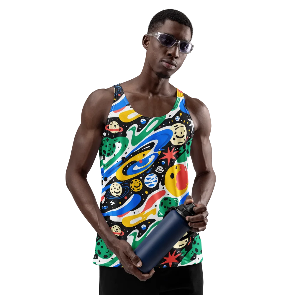 Rocket Carnival on Men's Tank Top — Front