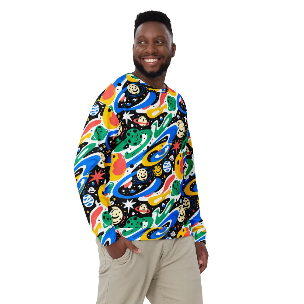 Rocket Carnival on Sweatshirt — Front