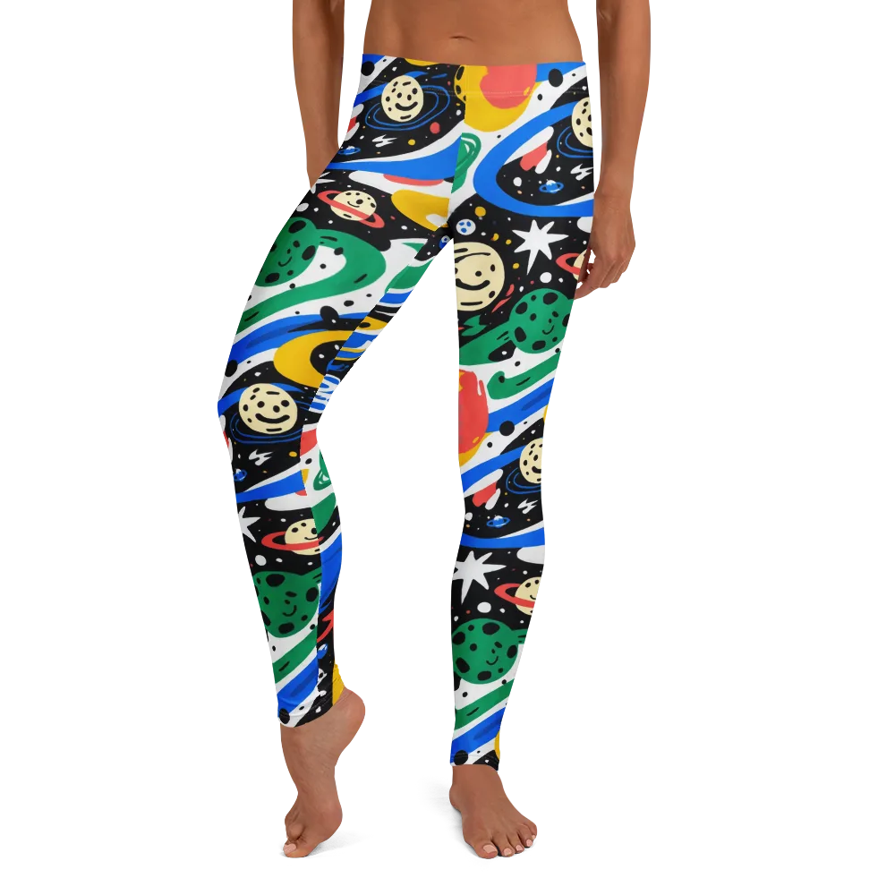 Rocket Carnival on Leggings — Front