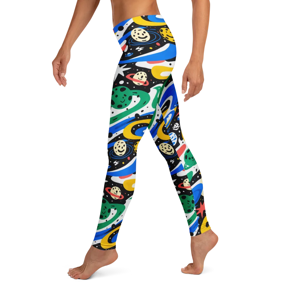 Rocket Carnival on Leggings — Left