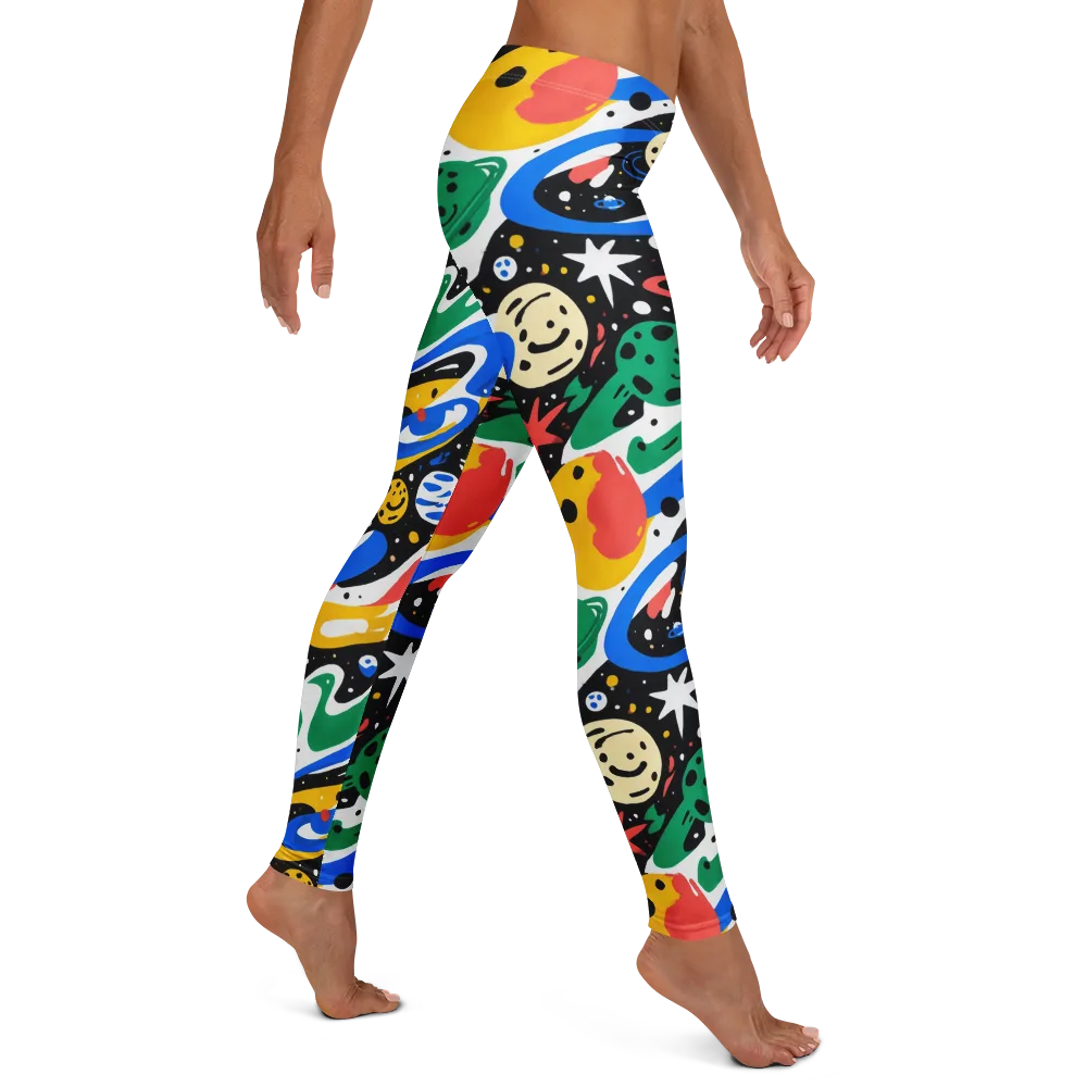 Rocket Carnival on Leggings — Right