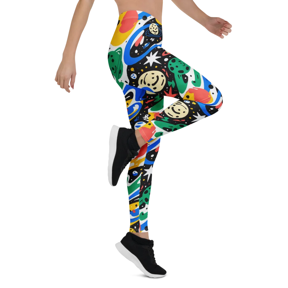 Rocket Carnival on Leggings — Right
