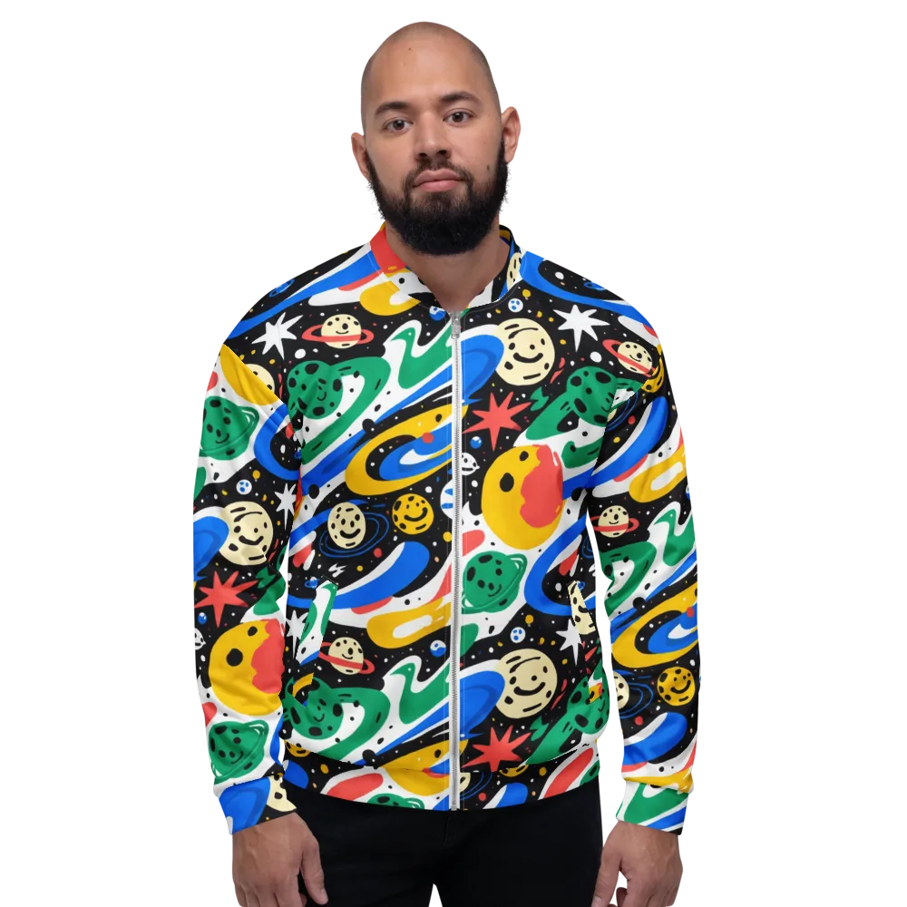 Rocket Carnival on Bomber Jacket — Front