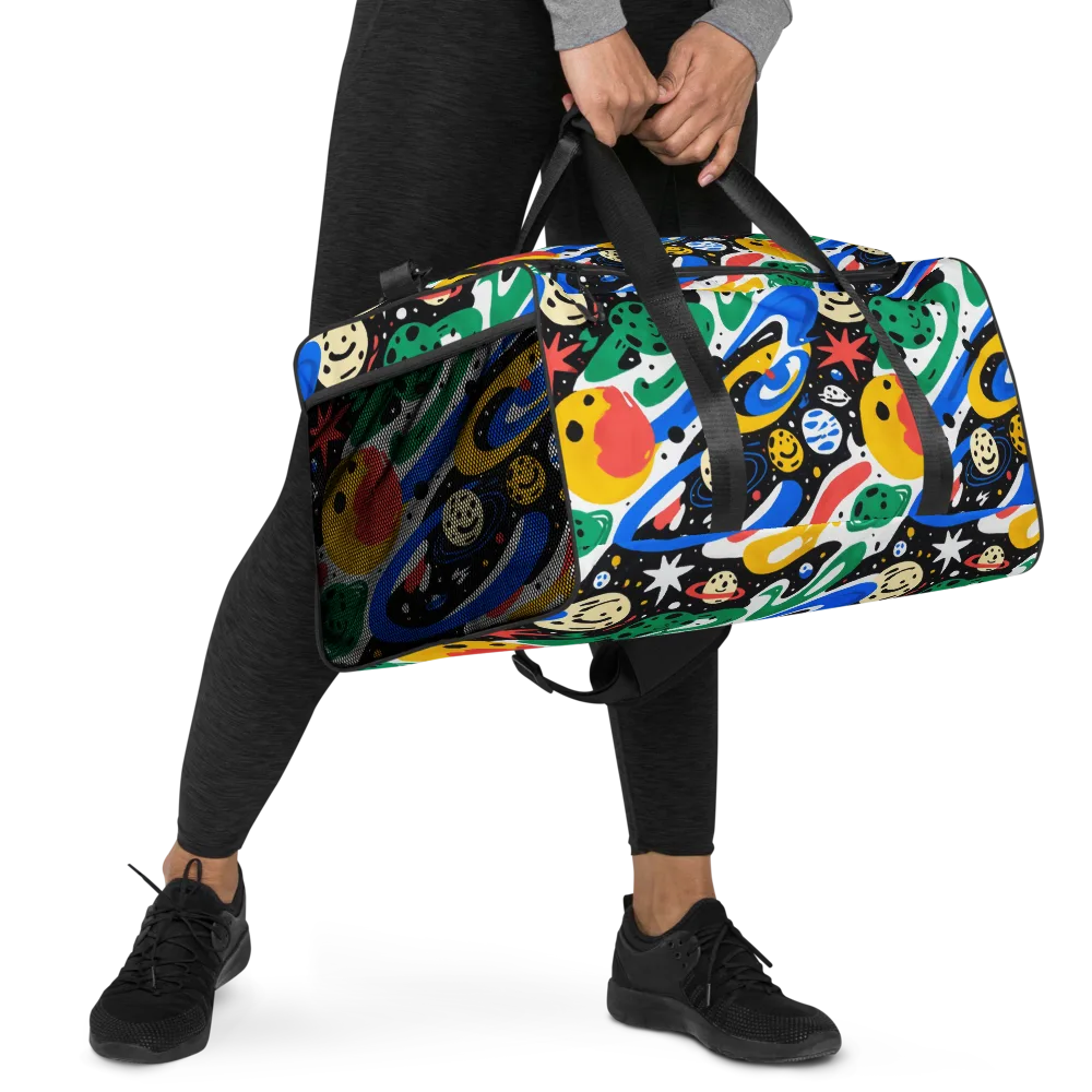Rocket Carnival on Duffle Bag — Right Front