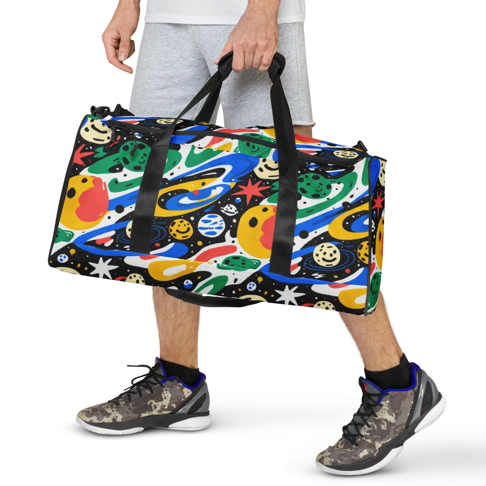 Rocket Carnival on Duffle Bag — Front