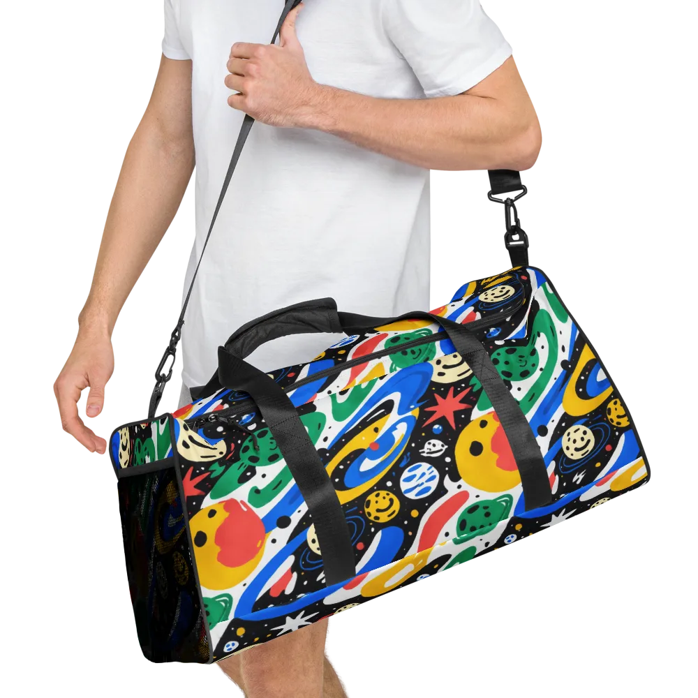 Rocket Carnival on Duffle Bag — Right Front
